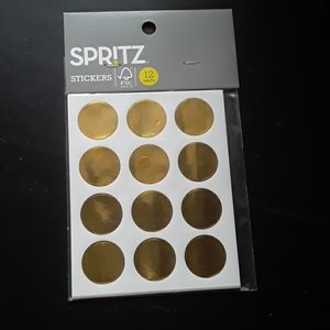 Gold stickers for mail